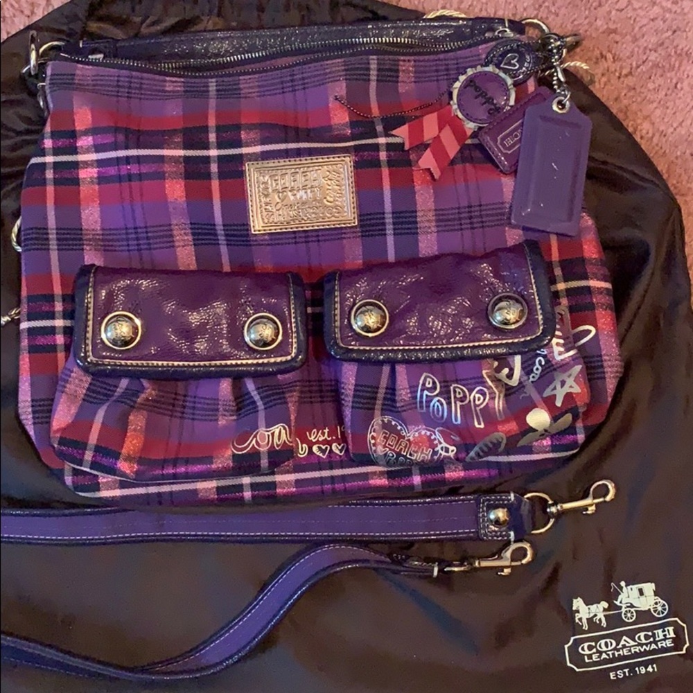 Coach Poppy Purse EUC